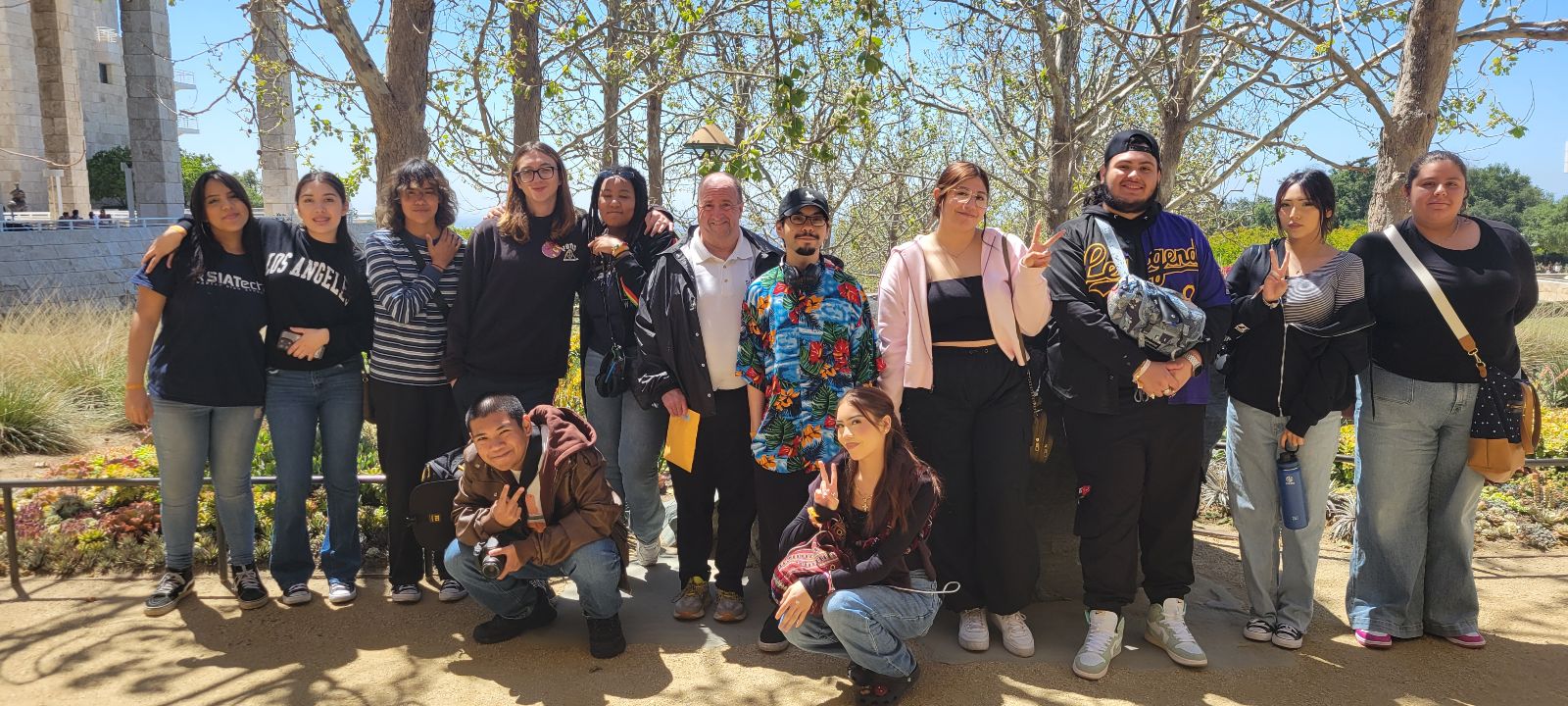 SIATech Moreno Valley High School students take field trip to Getty Museum May 2024
