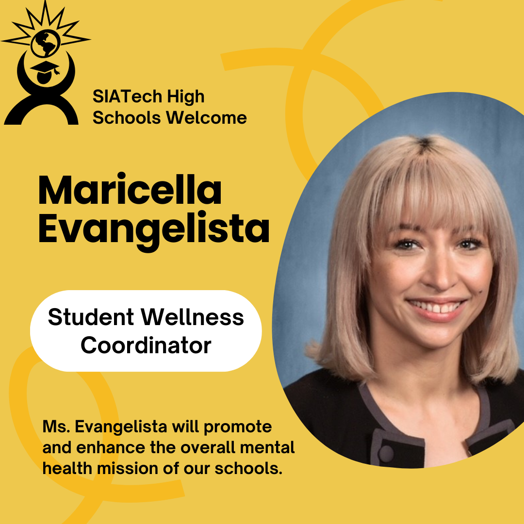 Maricella Evangelista is the new SIATech Student Wellness Coordinator