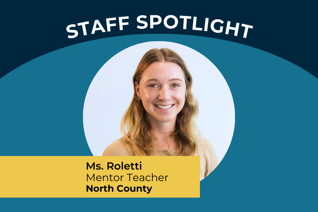 SIATech North County High School Mentor Teacher Amanda Roletti featured as staff spotlight